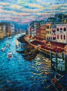 Original Portrait Commissions & Artwork, Brisbane 8 Venice Carnival 2019